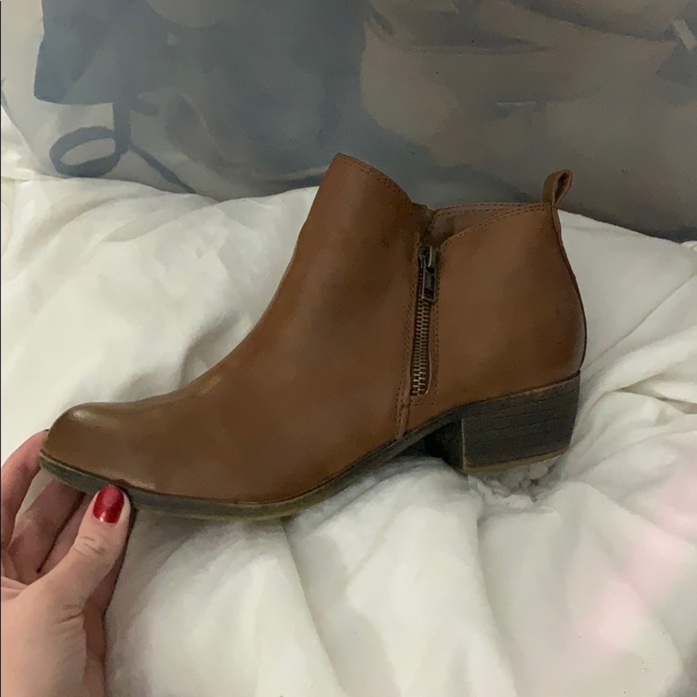 Brown booties